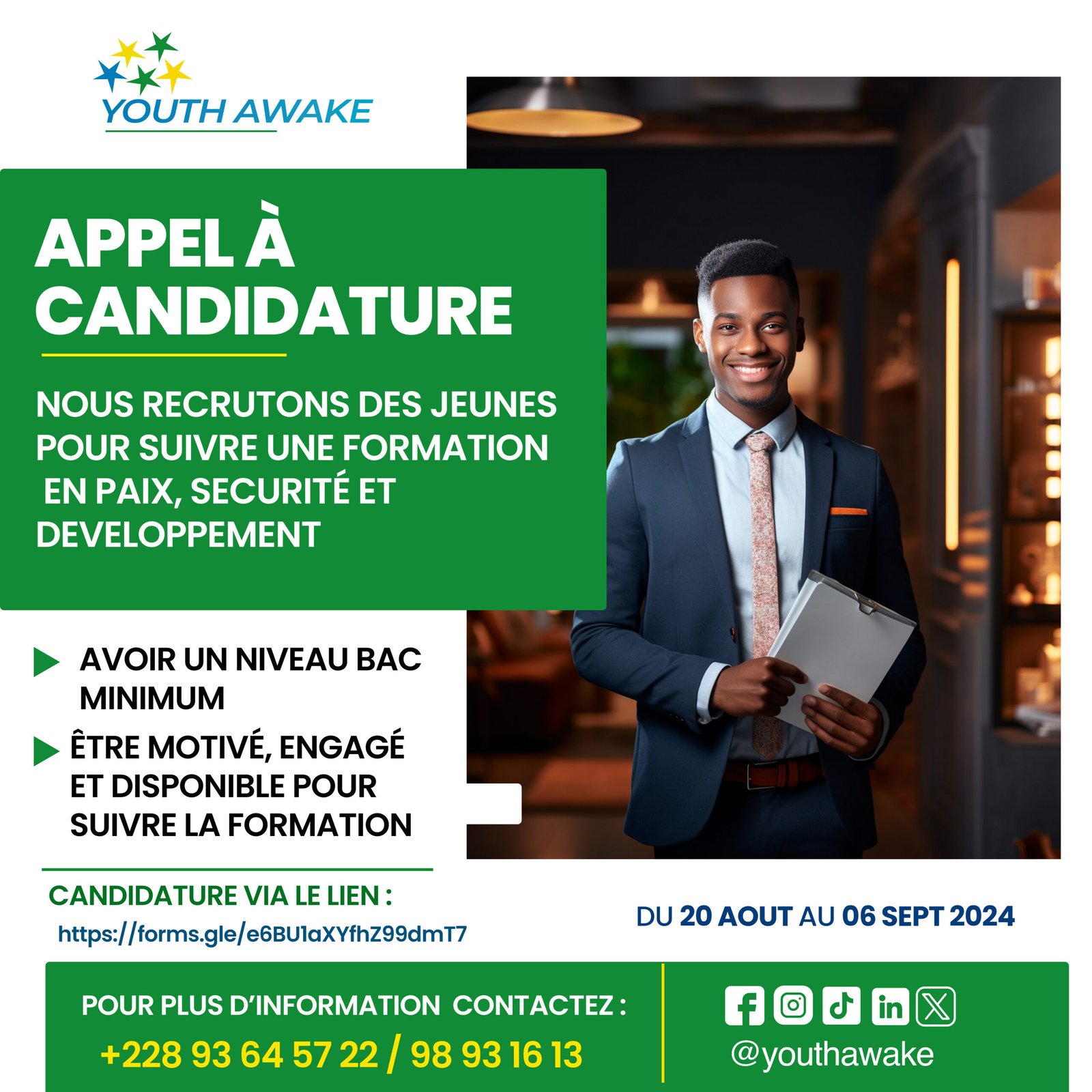Formation en paix sécurité et Développement