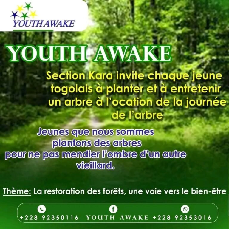 Journée National de l’arbre au togo