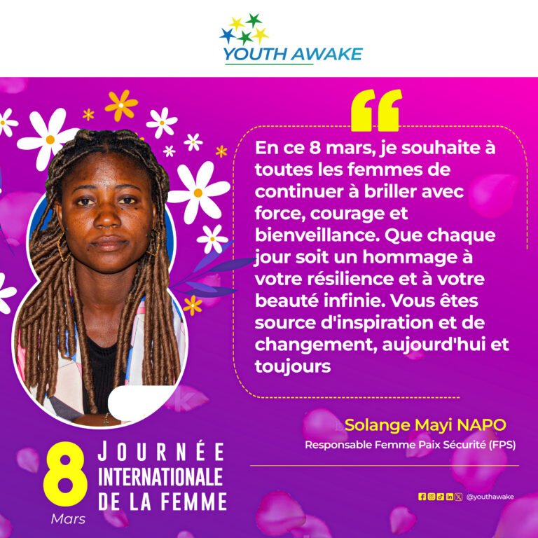 YOUTH AWAKE célèbre la journée Internationale des droits de la Femme
