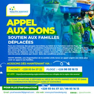 Soutien aux réfugiés de la région septentrionale du Togo
