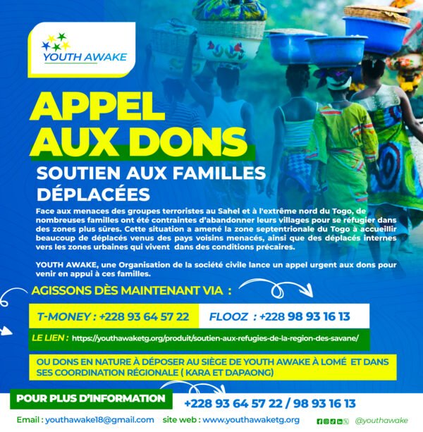 Soutien aux réfugiés de la région septentrionale du Togo