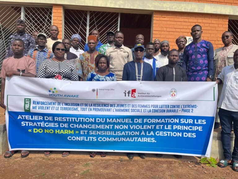 Région de la Kara : Des acquis de la formation sur les stratégies de changement non-violent restitués à Pagouda