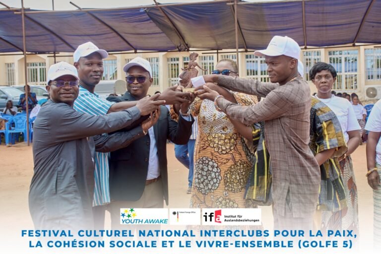 APOTHÉOSE DU FESTIVAL CULTUREL INTERCLUB POUR LA PAIX DANS LA COMMUNE DU GOLFE 5