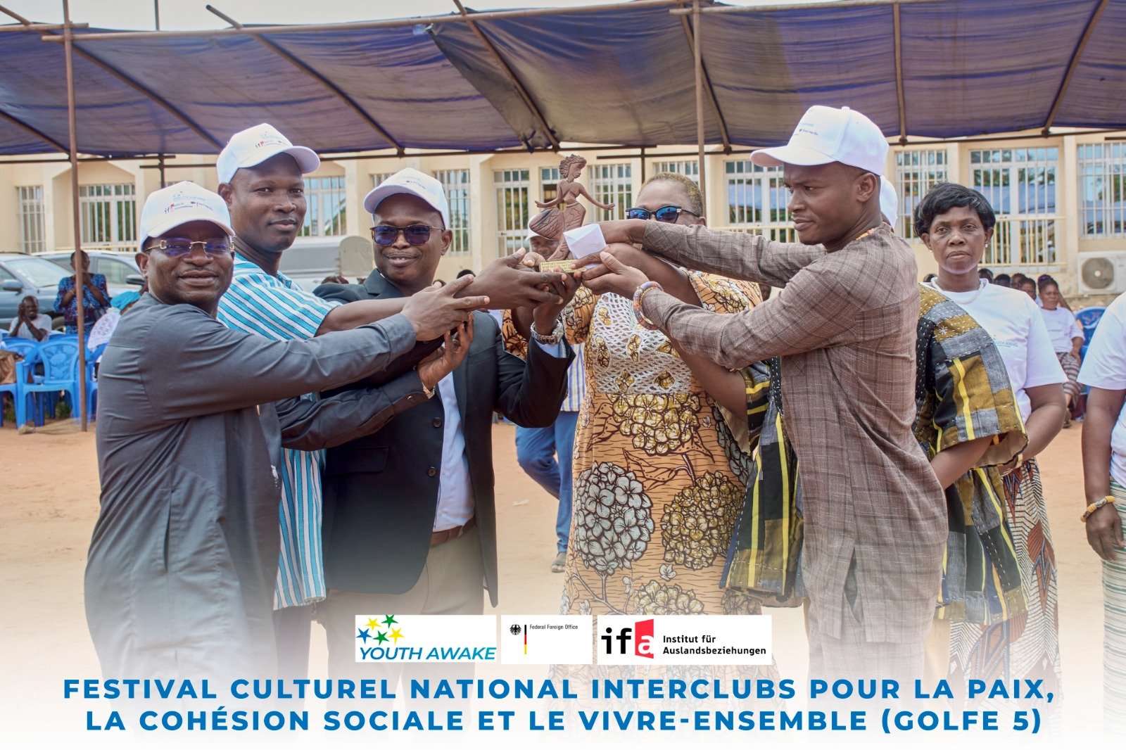 APOTHÉOSE DU FESTIVAL CULTUREL INTERCLUB POUR LA PAIX DANS LA COMMUNE DU GOLFE 5