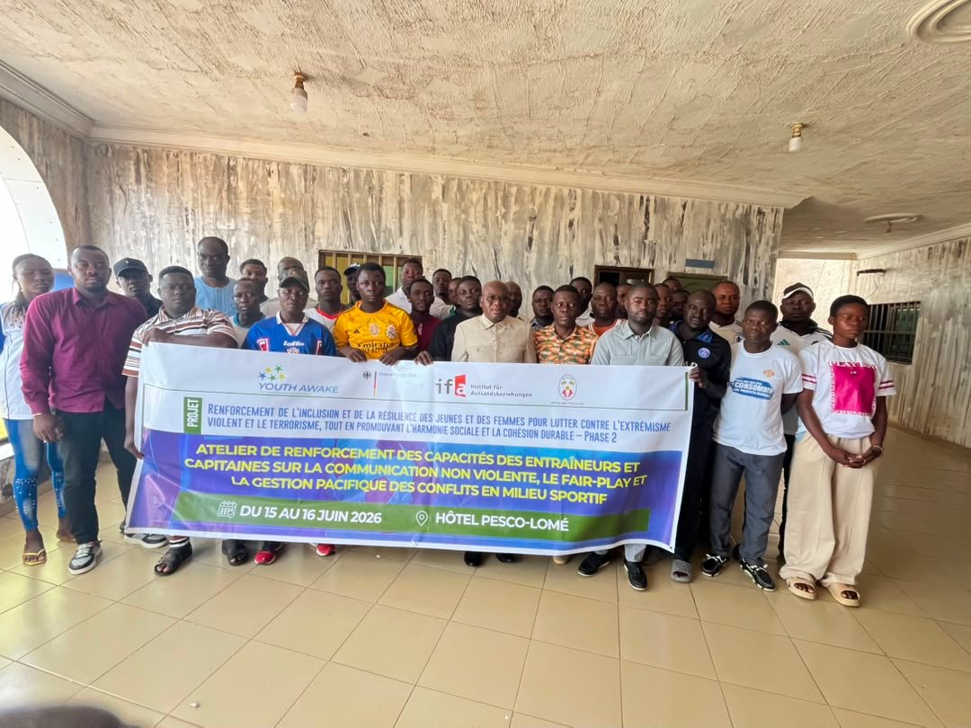 Football et cohésion sociale : Des capitaines et entraineurs formés à devenir des ambassadeurs de paix