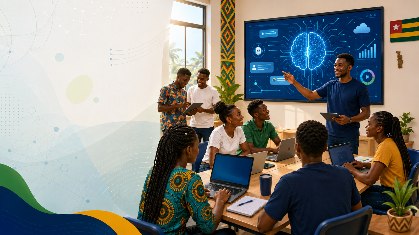 YOUTH AWAKE forme les jeunes au numérique et à l’utilisation de l’intelligence artificielle/ YOUTH AWAKE trains young people in digital technology and the use of artificial intelligence.