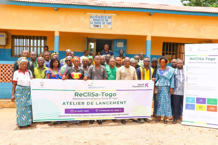 ReCliSa-Togo : YOUTH AWAKE renforce la résilience climatique et sanitaire des communautés de la Région des Savanes
